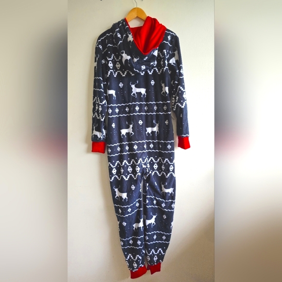 NWT!! Tipsy Elves, Women's Blue Reindeer Jumpsuit, NEW! - $89.95 - Picture 8 of 16